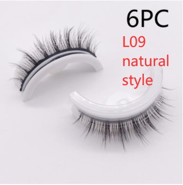 pestañas postizas de visón 3D reutilizables Eyelashes Self Adhesive  .
