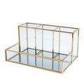 Glass Makeup Organizer Bathroom Cosmetic