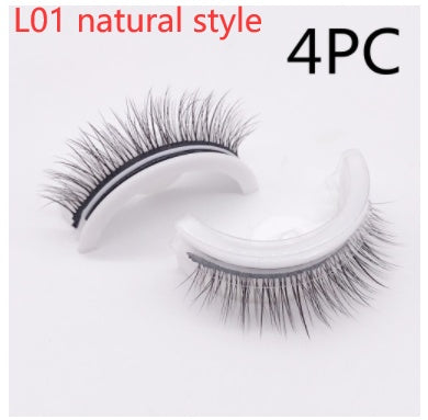 pestañas postizas de visón 3D reutilizables Eyelashes Self Adhesive  .