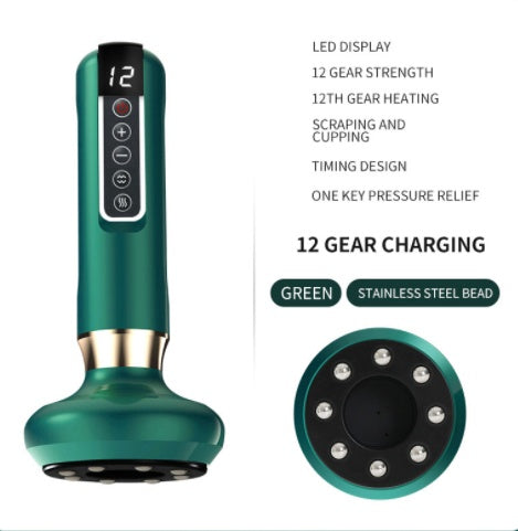 Electric Vacuum Cupping Massager For Body Fat Burning Slimming Jars