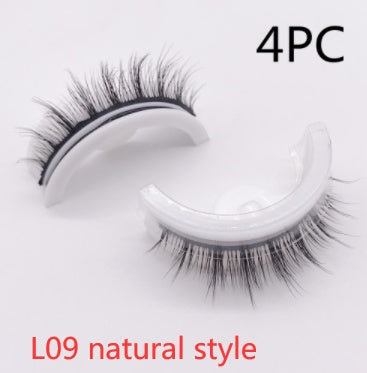 pestañas postizas de visón 3D reutilizables Eyelashes Self Adhesive  .