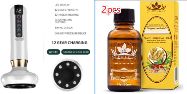 Electric Vacuum Cupping Massager For Body Fat Burning Slimming Jars